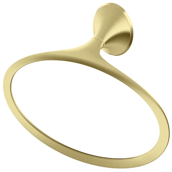 Pfister Rhen Towel Ring Brushed Gold
